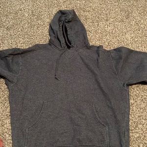 grey hoodie